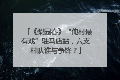 《梨园春》“俺村最有戏”驻马店站，六支村队谁与争锋？