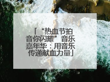 “热血节拍 音你闪耀”音乐嘉年华：用音乐传递献血力量
