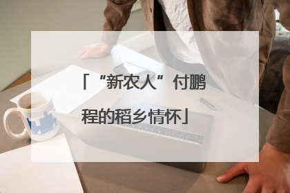 “新农人”付鹏程的稻乡情怀