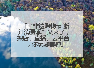 “非遗购物节·浙江消费季”又来了，探店、直播、云平台，你玩哪哪种