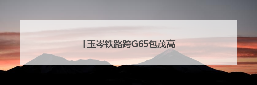 玉岑铁路跨G65包茂高速特大桥系杆拱主体完工