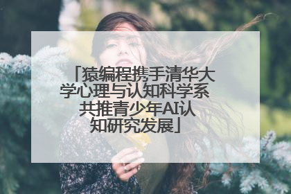 猿编程携手清华大学心理与认知科学系 共推青少年AI认知研究发展