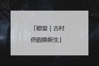 瞭望｜古村侨韵焕新生