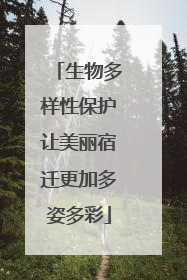 生物多样性保护让美丽宿迁更加多姿多彩