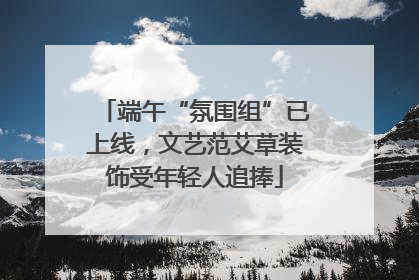 端午“氛围组”已上线，文艺范艾草装饰受年轻人追捧