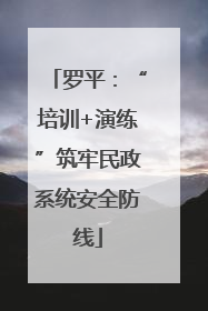 罗平：“培训+演练”筑牢民政系统安全防线