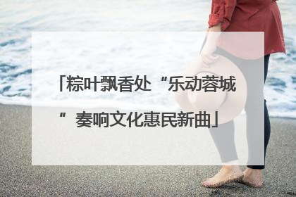 粽叶飘香处“乐动蓉城”奏响文化惠民新曲