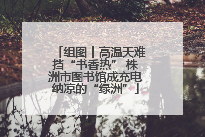 组图丨高温天难挡“书香热” 株洲市图书馆成充电纳凉的“绿洲”