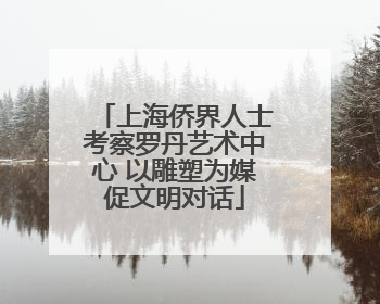 上海侨界人士考察罗丹艺术中心 以雕塑为媒促文明对话