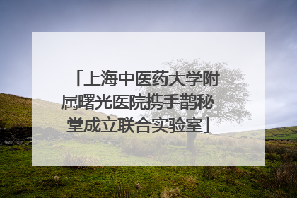 上海中医药大学附属曙光医院携手鹊秘堂成立联合实验室