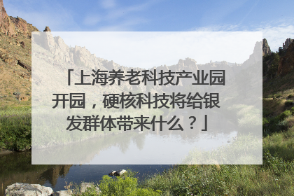 上海养老科技产业园开园，硬核科技将给银发群体带来什么？