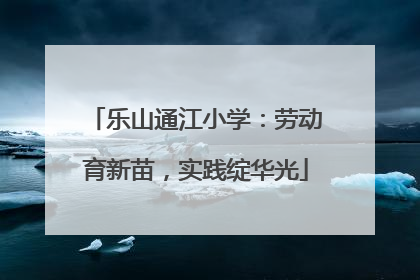 乐山通江小学：劳动育新苗，实践绽华光