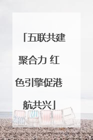 五联共建聚合力 红色引擎促港航共兴