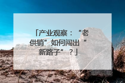 产业观察：“老供销”如何闯出“新路子”？