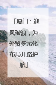 厦门：迎风破浪，为外贸多元化布局开路护航
