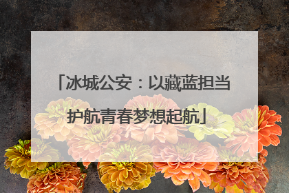 冰城公安：以藏蓝担当 护航青春梦想起航