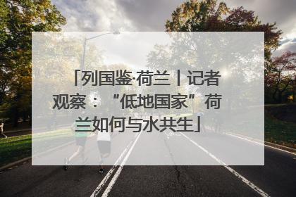 列国鉴·荷兰丨记者观察：“低地国家”荷兰如何与水共生