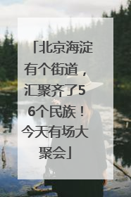 北京海淀有个街道，汇聚齐了56个民族！今天有场大聚会