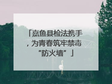 嘉鱼县检法携手，为青春筑牢禁毒“防火墙”