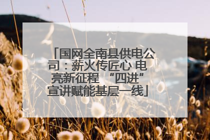 国网全南县供电公司：薪火传匠心 电亮新征程 “四进”宣讲赋能基层一线
