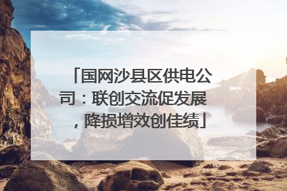国网沙县区供电公司：联创交流促发展，降损增效创佳绩