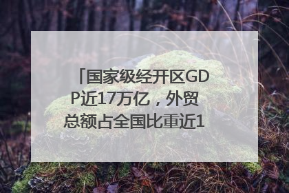 国家级经开区GDP近17万亿，外贸总额占全国比重近1/4｜数读中国