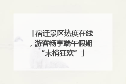 宿迁景区热度在线，游客畅享端午假期“末梢狂欢”