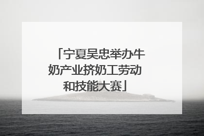 宁夏吴忠举办牛奶产业挤奶工劳动和技能大赛
