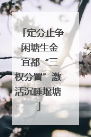 定分止争 闲塘生金 宜都“三权分置”激活沉睡堰塘