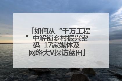 如何从“千万工程”中解锁乡村振兴密码  17家媒体及网络大V探访蓝田