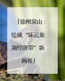 徐州泉山：绘就“环云龙湖经济带”新画卷