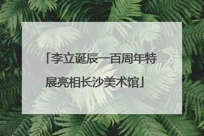 李立诞辰一百周年特展亮相长沙美术馆