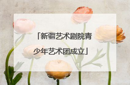 新疆艺术剧院青少年艺术团成立