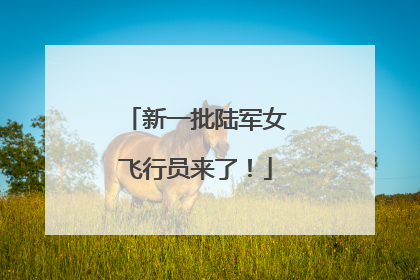 新一批陆军女飞行员来了！