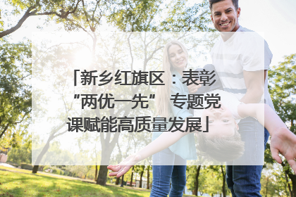 新乡红旗区：表彰 “两优一先” 专题党课赋能高质量发展