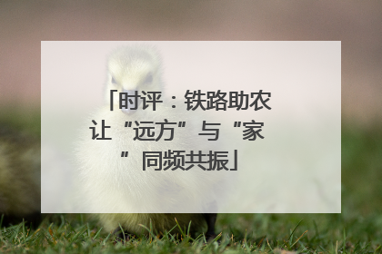 时评：铁路助农让“远方”与“家”同频共振