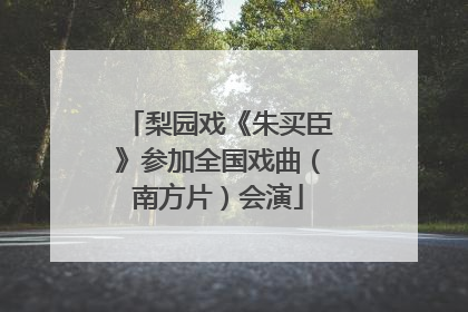 梨园戏《朱买臣》参加全国戏曲（南方片）会演