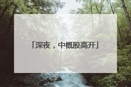深夜，中概股高开