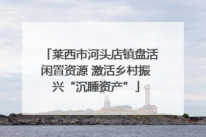 莱西市河头店镇盘活闲置资源 激活乡村振兴“沉睡资产”