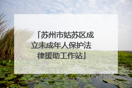 苏州市姑苏区成立未成年人保护法律援助工作站