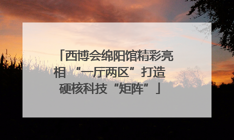 西博会绵阳馆精彩亮相 “一厅两区”打造硬核科技“矩阵”