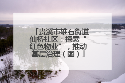贵溪市雄石街道仙桥社区：探索“红色物业”，推动基层治理（图）