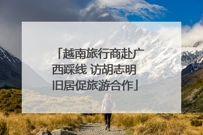 越南旅行商赴广西踩线 访胡志明旧居促旅游合作
