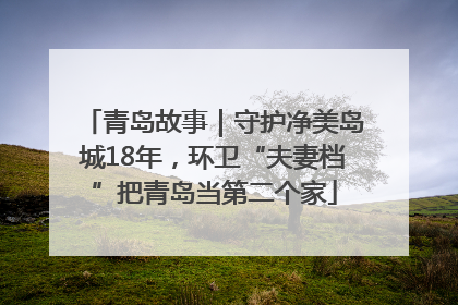 青岛故事｜守护净美岛城18年，环卫“夫妻档”把青岛当第二个家