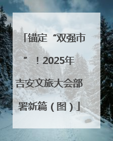 锚定“双强市”！2025年吉安文旅大会部署新篇（图）