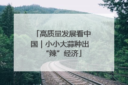 高质量发展看中国｜小小大蒜种出“辣”经济