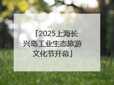 2025上海长兴岛工业生态旅游文化节开幕