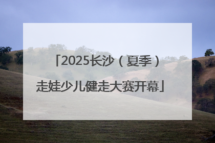 2025长沙（夏季）走娃少儿健走大赛开幕