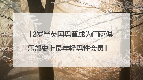 2岁半英国男童成为门萨俱乐部史上最年轻男性会员